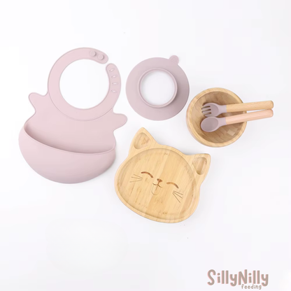 Woodland Mealtime Set (pink)