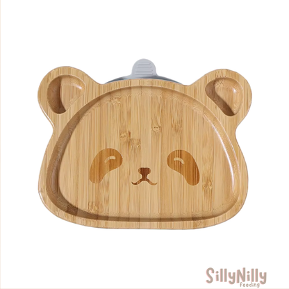 Woodland Mealtime Bamboo plate