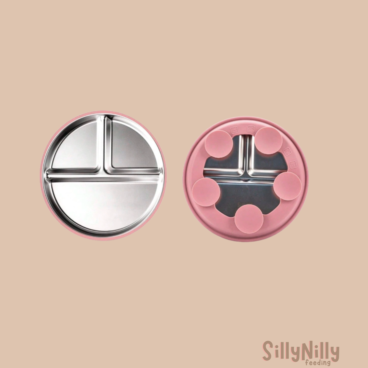 Happy Plates™ Stainless Steel Mealtime Plate