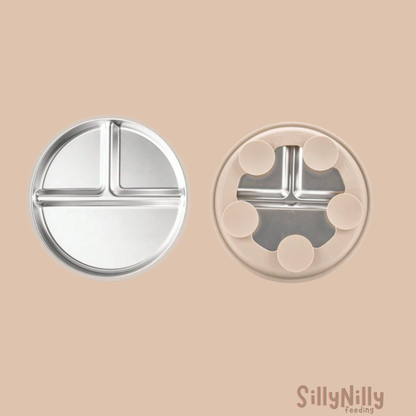 Happy Plates™ Stainless Steel Mealtime Plate