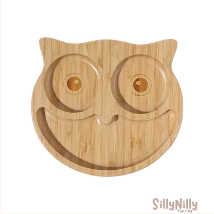 Woodland Mealtime Bamboo plate
