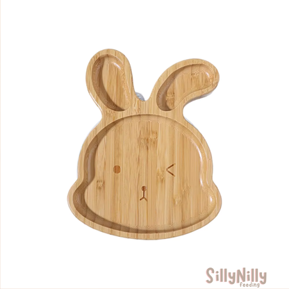 Woodland Mealtime Bamboo plate