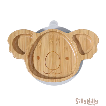 Woodland Mealtime Bamboo plate