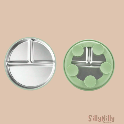 Happy Plates™ Stainless Steel Mealtime Plate