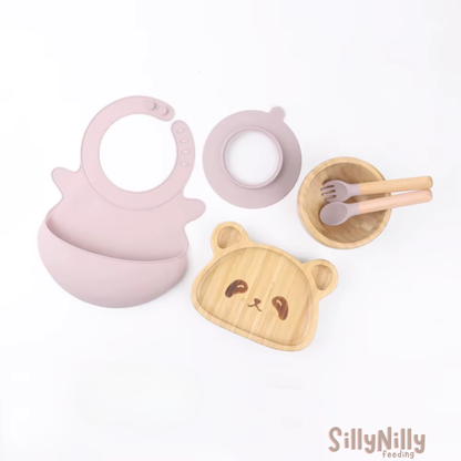 Woodland Mealtime Set (pink)