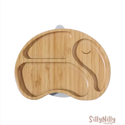 Woodland Mealtime Bamboo plate