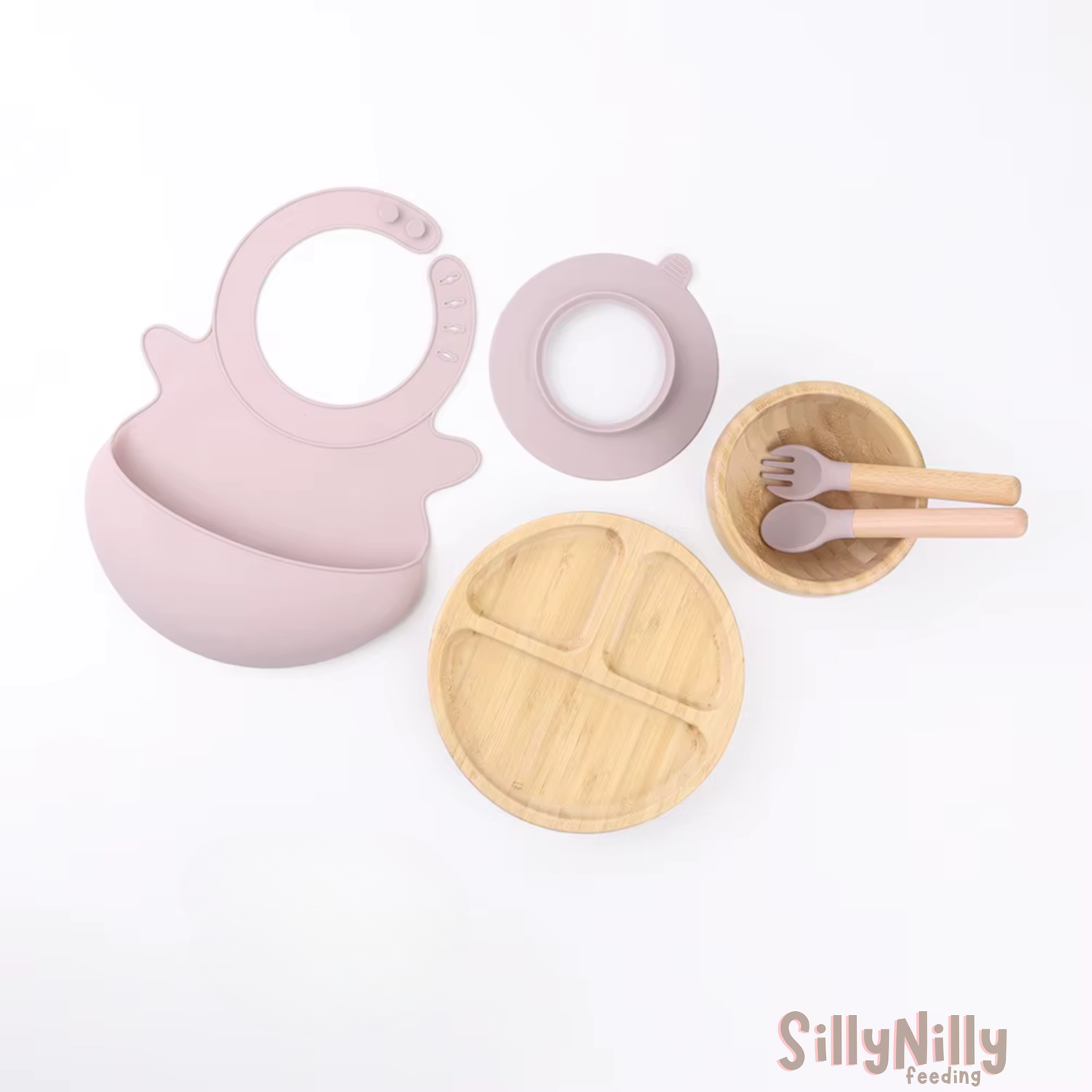 Woodland Mealtime Set (pink)