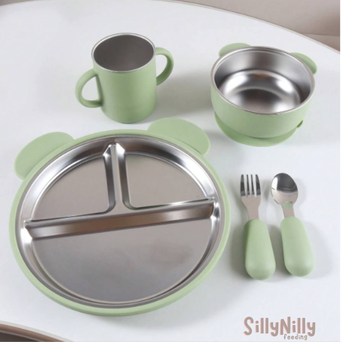 Tiny Feast™ Stainless Steel Tableware Set