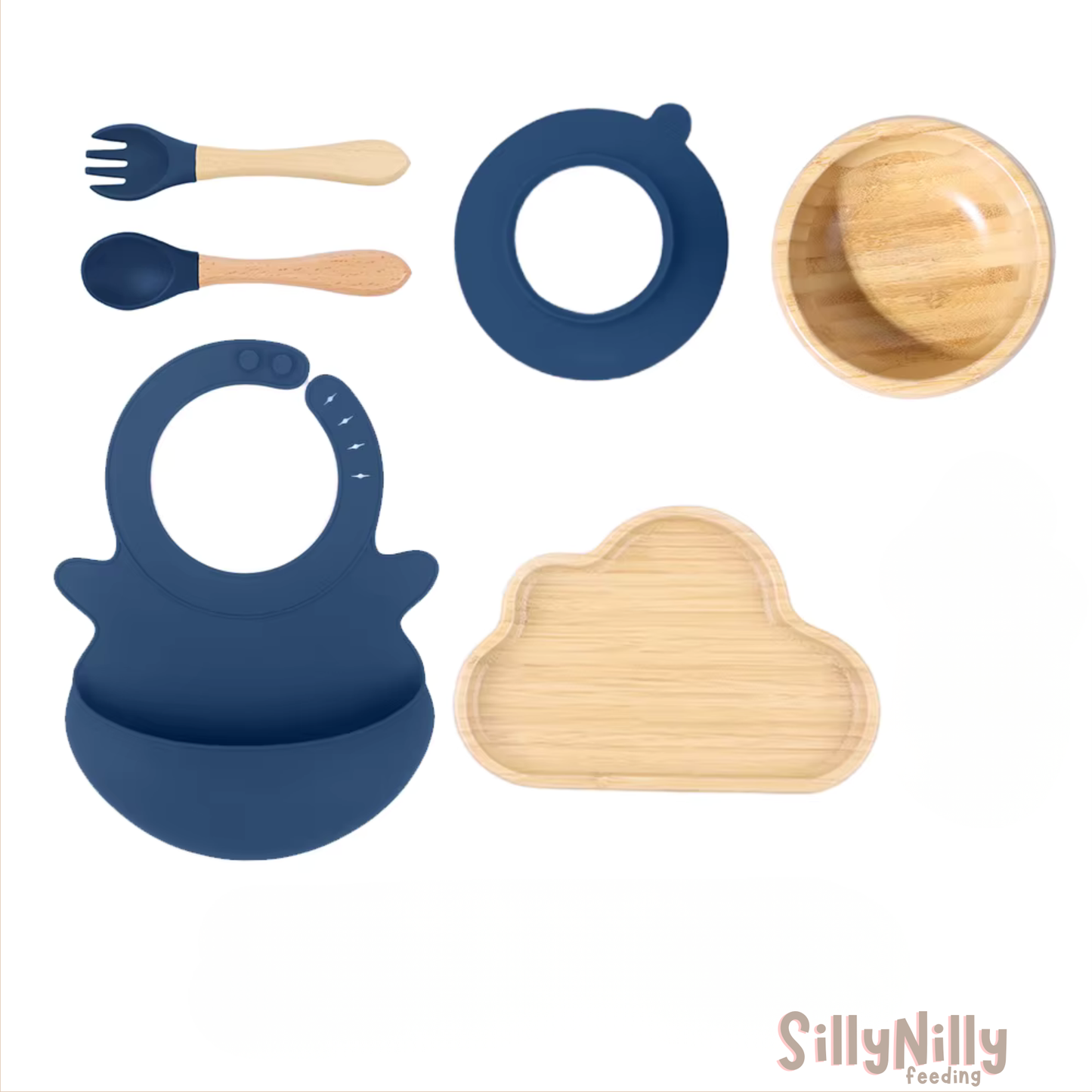 Woodland Mealtime Set (blue)