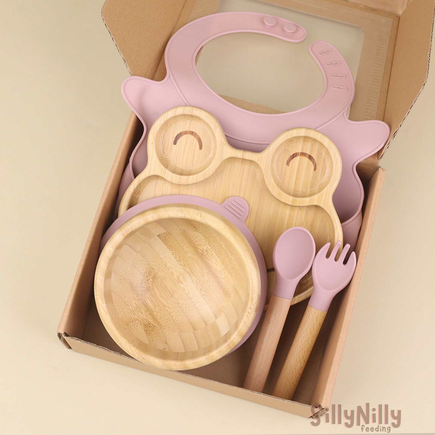 Woodland Mealtime Set (pink)