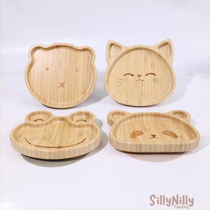Woodland Mealtime Bamboo plate