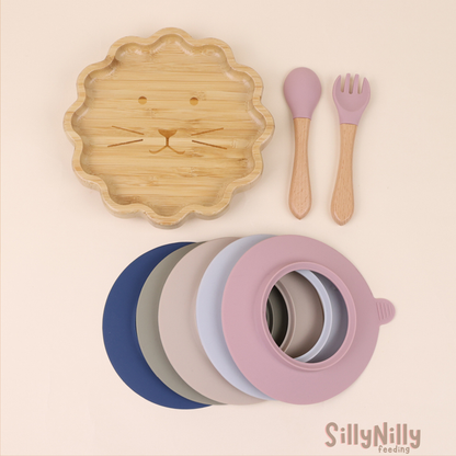 Woodland Mealtime Bamboo plate