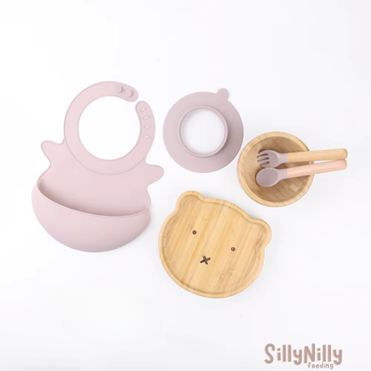 Woodland Mealtime Set (pink)