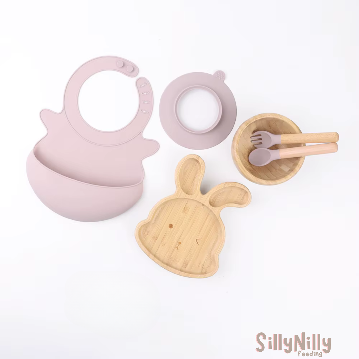 Woodland Mealtime Set (pink)